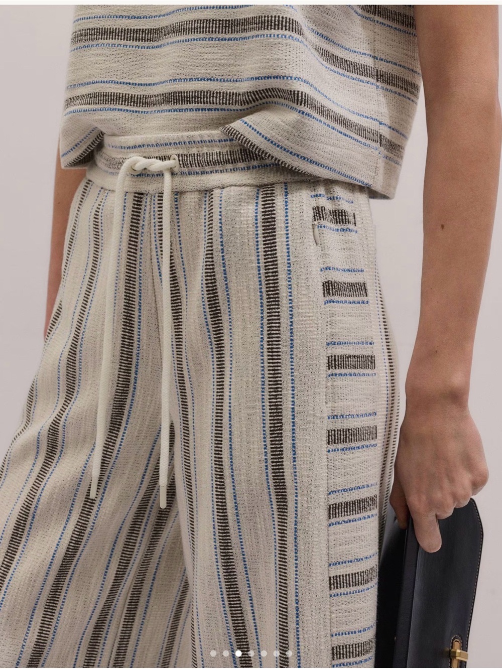 Stripe Crop Track Pant - Picture 3 of 6
